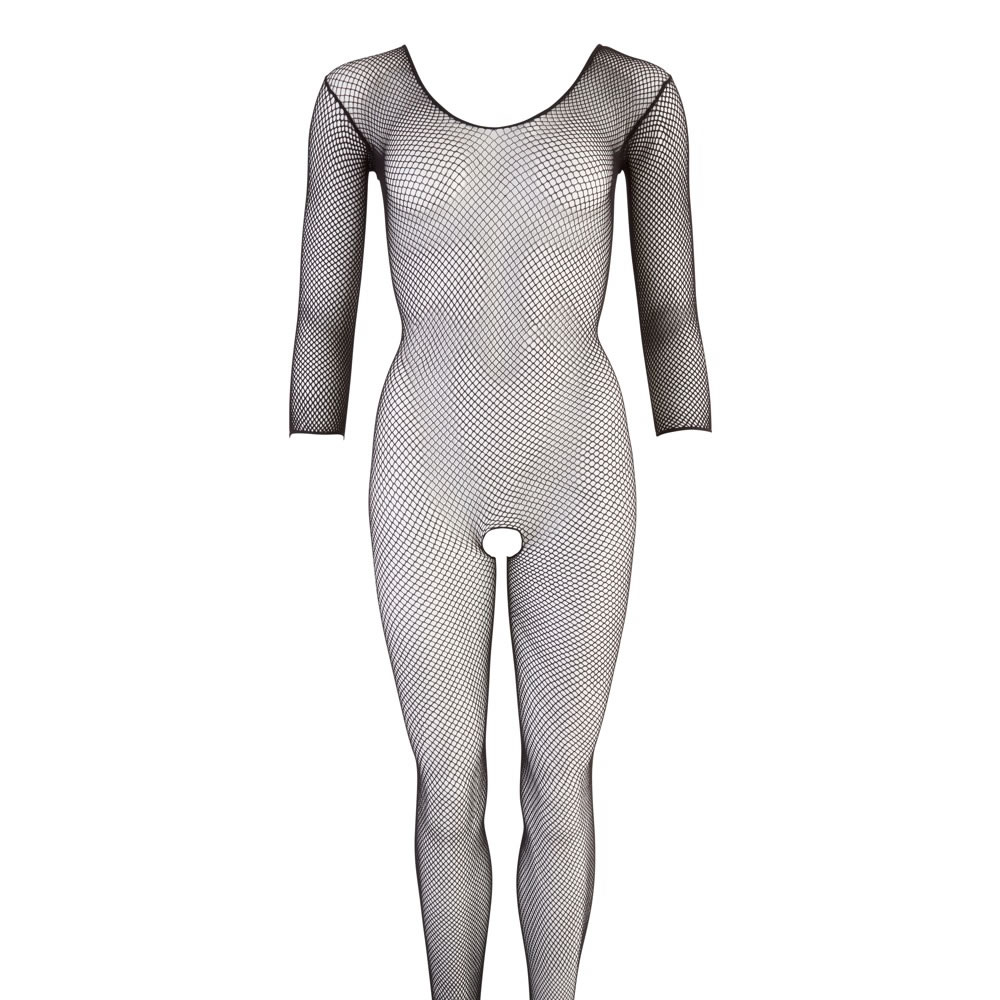 Fishnet Catsuit Black