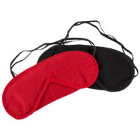 Eye Mask Set in Red and Black