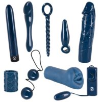 Midnight Blue Dildo and Vibrator set