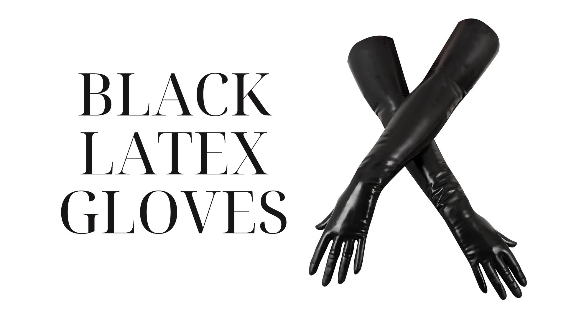 Latex Gloves in Black