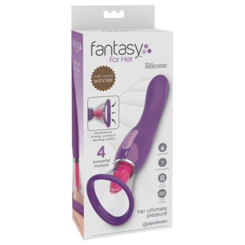 Her Ultimate Pleasure 3-in-1 Vibrator and Clitoral Stimulator
